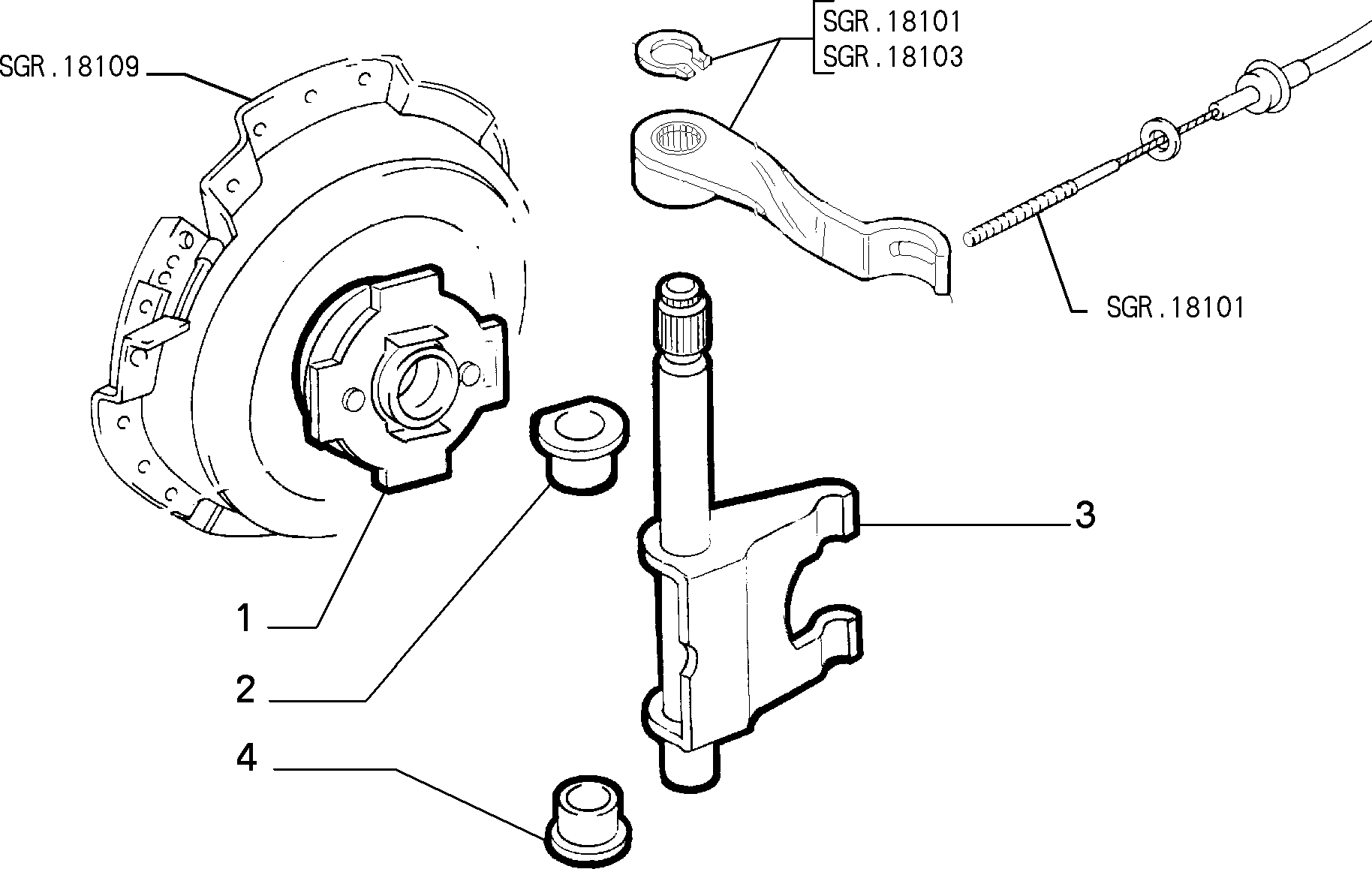 FCA 46543813 - Butée, commande d'embrayage www.autovaste.com