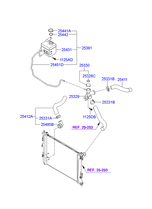 KIA-HYUNDAI 253313D044 - Ampoule, feu diurne www.autovaste.com