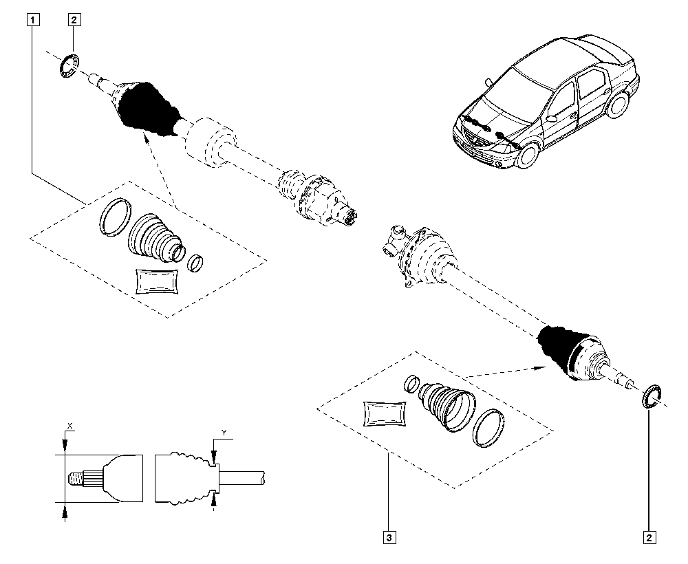 Febest 1217P-SOL2WD - Joint-soufflet, arbre de commande www.autovaste.com