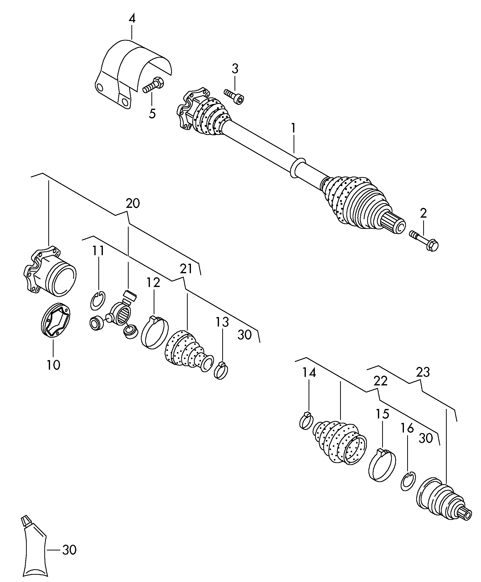 STC T410044 - Joint-soufflet, arbre de commande www.autovaste.com